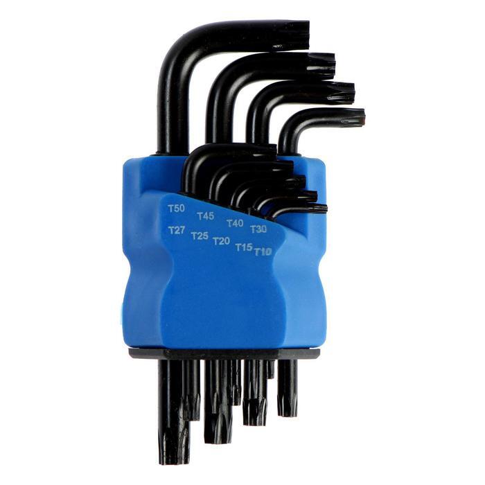 ТУНДРА black TORX Tamper TT10–TT50, 9 шт., На фото — предложение продавца