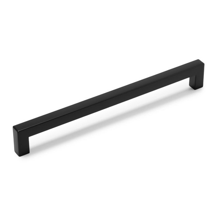 Мебельная ручка скоба SQUARE CAPPIO RSC008, нержавеющая сталь, м/о 224, цвет черный, На фото — предложение продавца