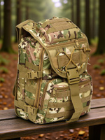 Рюкзак тактический "Storm tactic" мужской, стропы MOLLE, 40 л, камуфляж мультикам