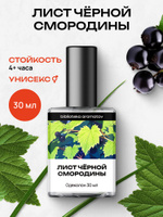 Туалетная вода женская и мужская стойкая Лист черной смородины 30 мл, Библиотека ароматов