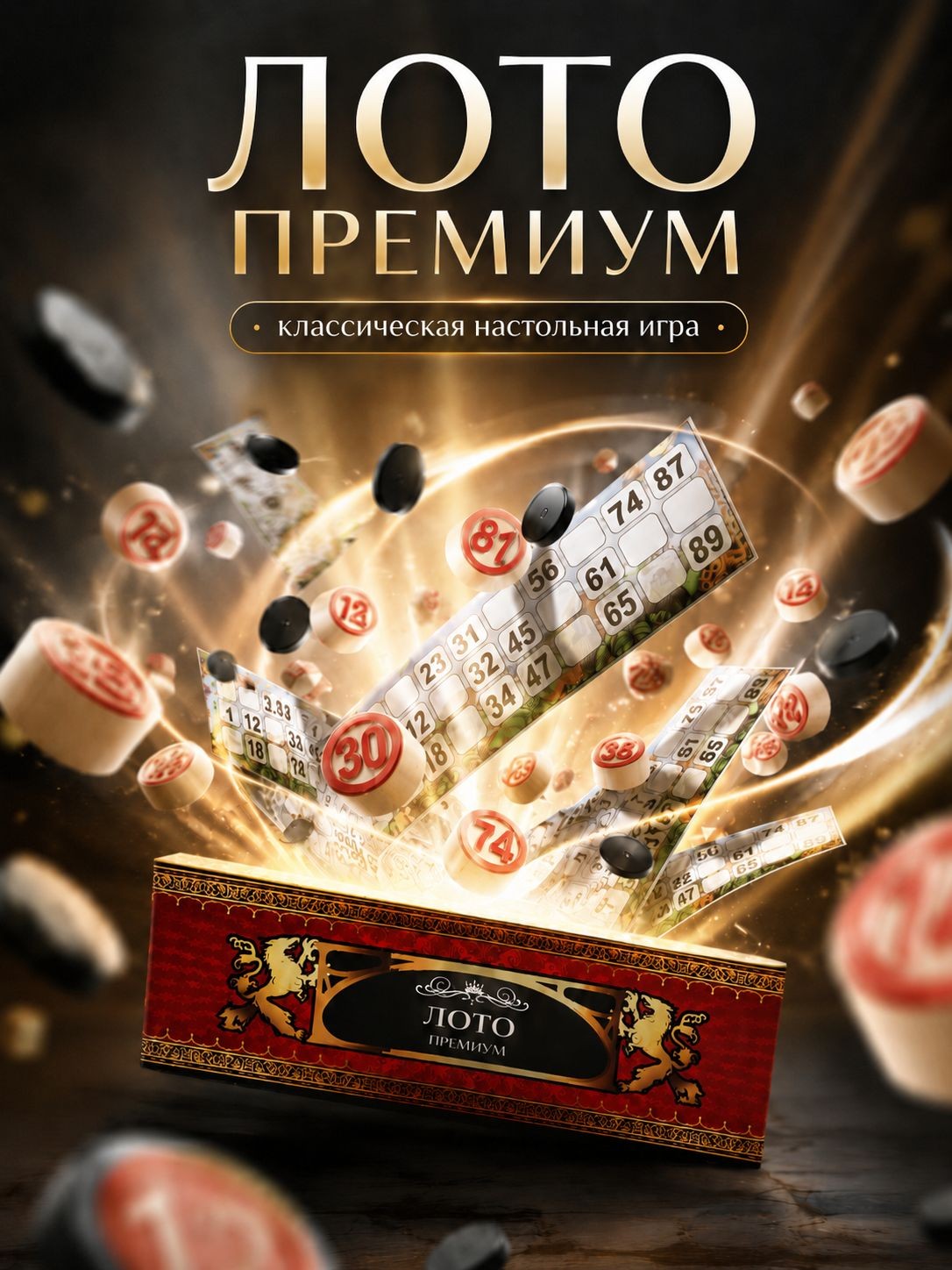Русское лото Саванна , 24 карточки, 90 бочонков, На фото — предложение продавца