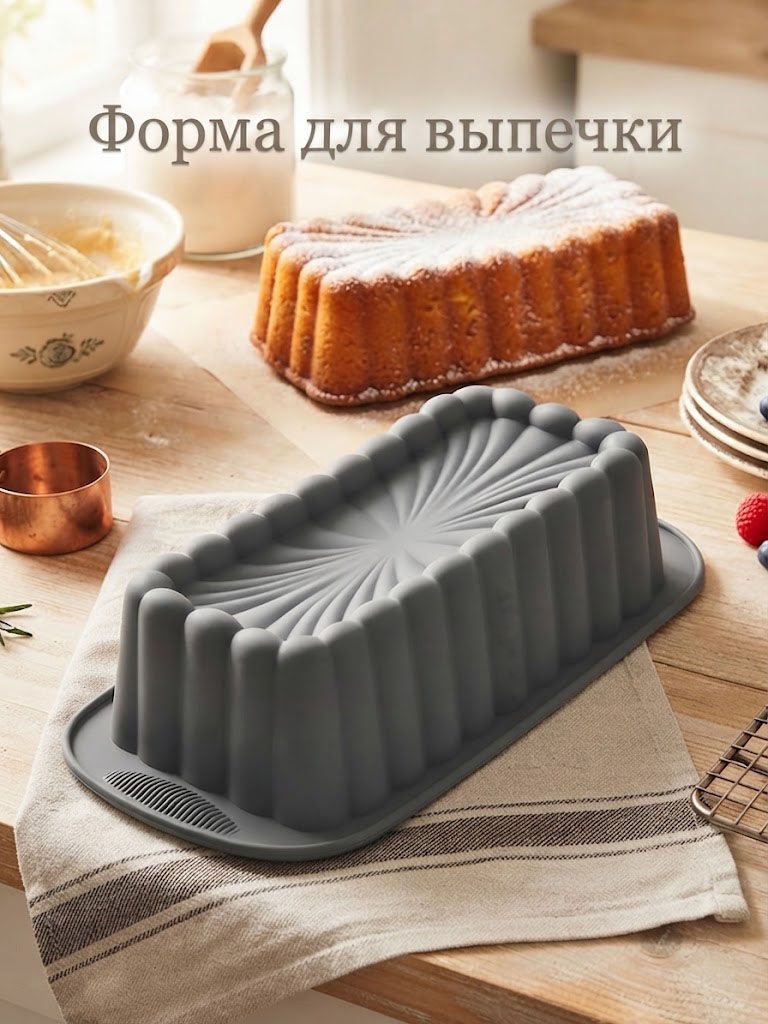 Силиконовая форма Доляна «Кекс», 27 × 13 см, На фото — предложение продавца